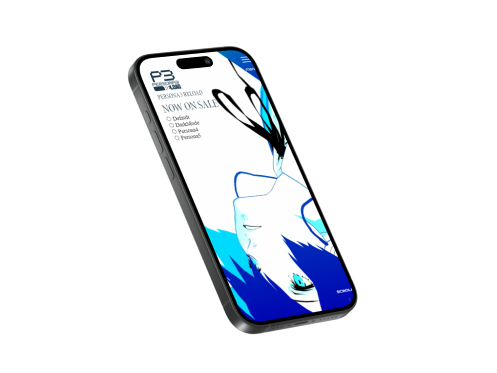 Persona3 Reload mobile mockup